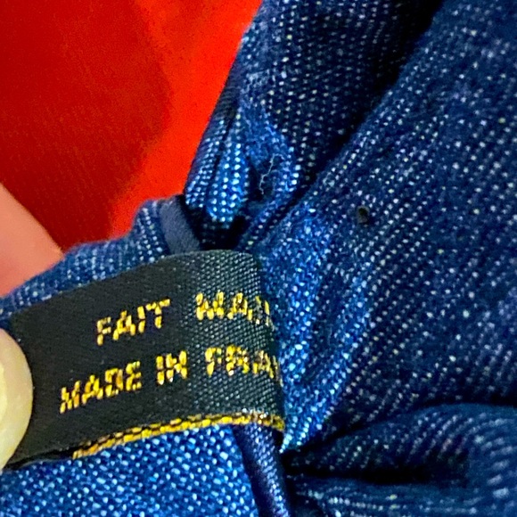 Made in France / Brand New luxury hair accessories Alexander de Paris denim - Picture 8 of 8